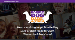 Desktop Screenshot of doubledogdareathon.org