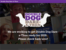 Tablet Screenshot of doubledogdareathon.org